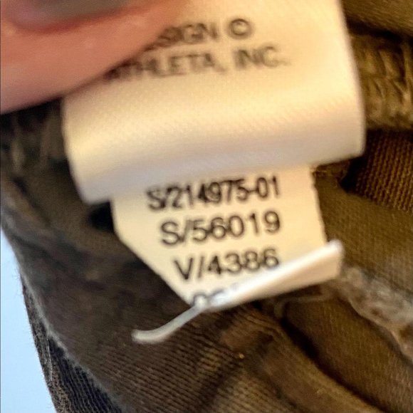 Athleta Olive Green Cargo Pants Size 8 - Picture 7 of 8